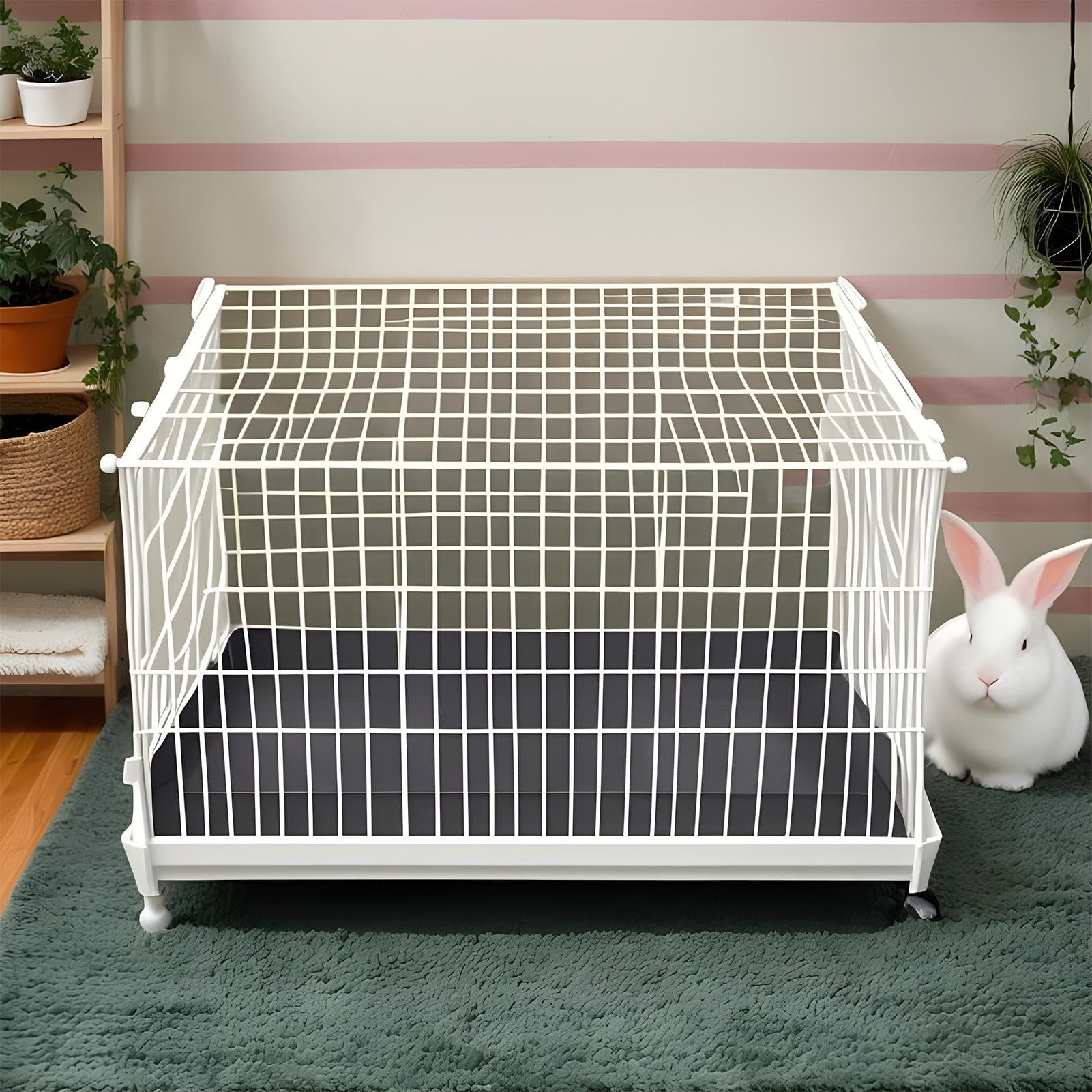 Guinea Cage Liner, Bunny Cage Matte Wiederverwendbare Hasenbettwäschematte