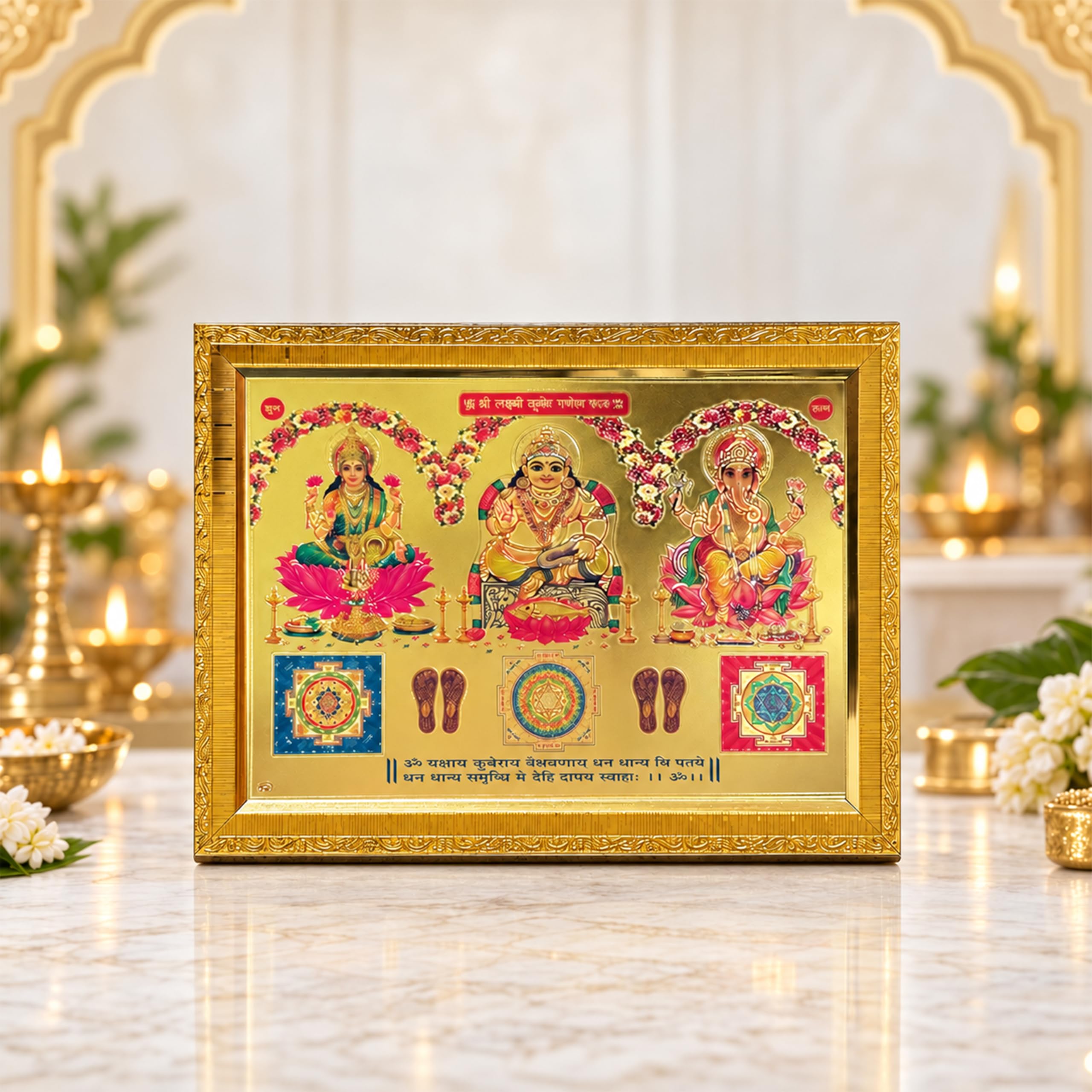 Ashta Lakshmi Photo Frame - Divine Home Decor -17