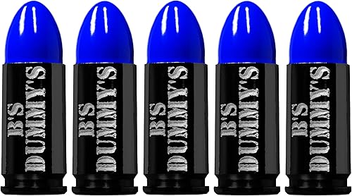 Miniatura 6 de B's Dry Fire Snap Caps - A.K.A. B's Dummy's - Black Ox - Gorras de entrenamiento Luger de 0.354 in (paquete de 5)