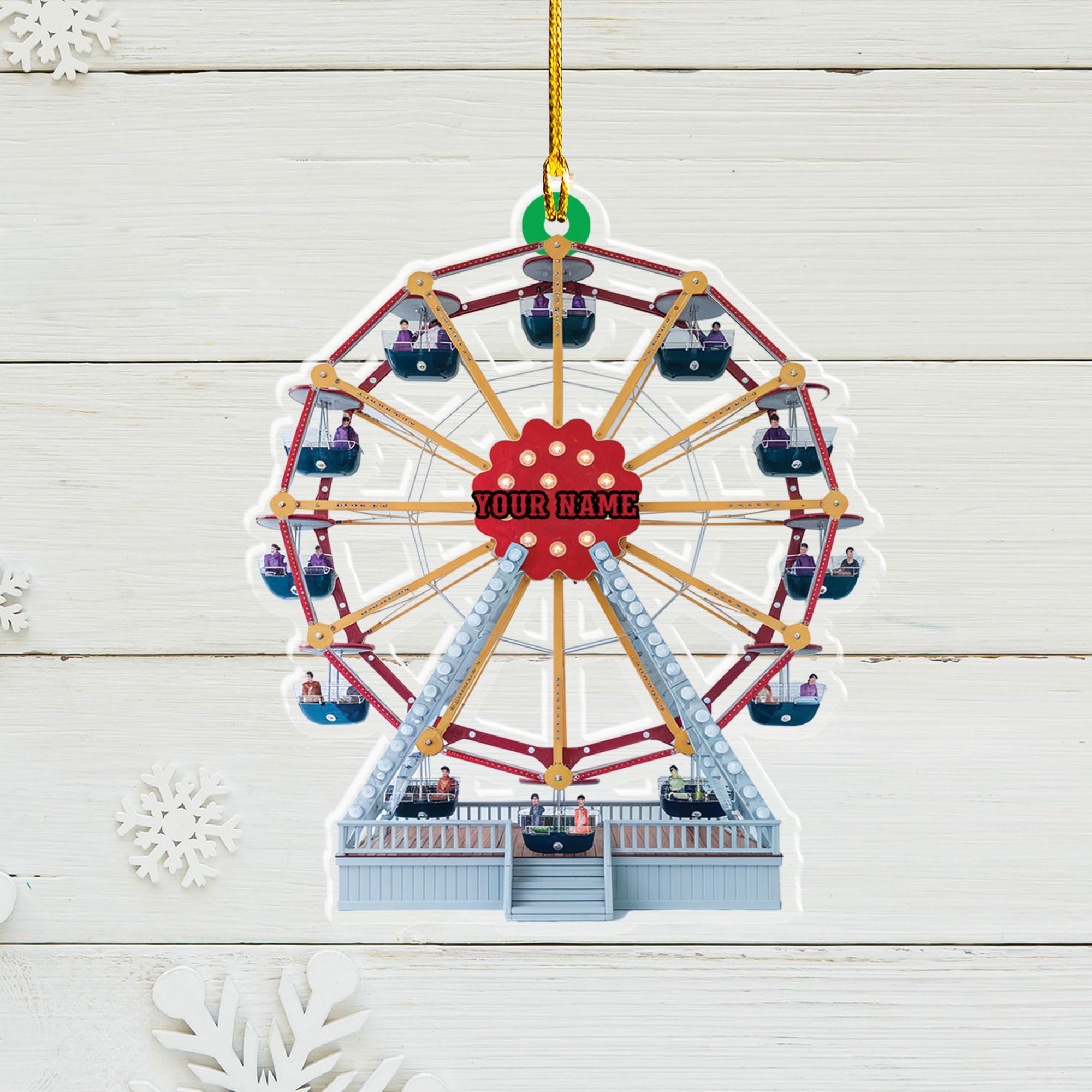 Amazon.com: Personalized Ferris Wheel Christmas Ornament 2024