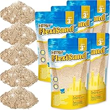 NiToy 5 kg Magic Sand Set for Children, Sensory Sand Toy, Magic Sand Gift, Ideal for Creative Indoor Sand Game, from 3 Years