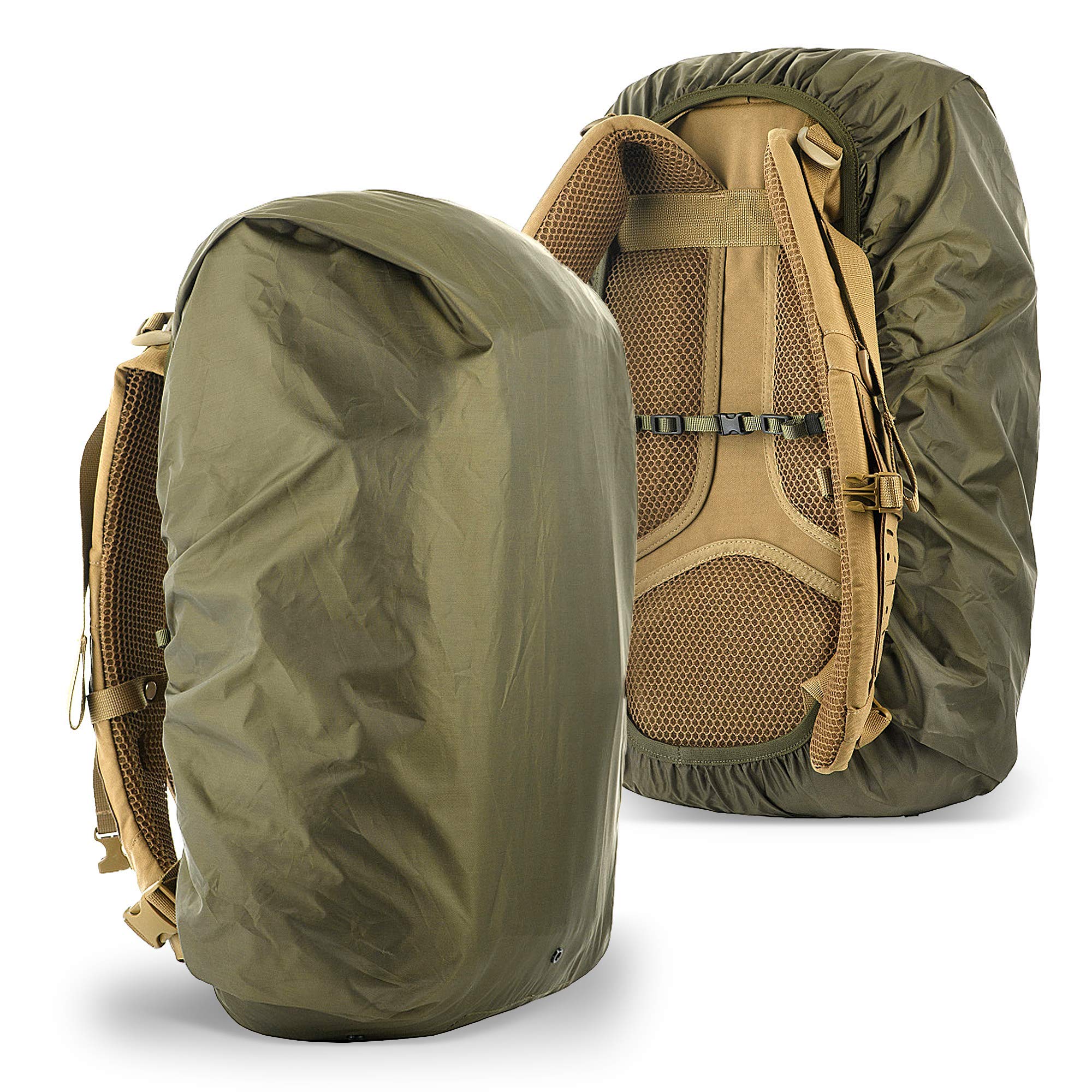 M-Tac wasserdichte Regenhülle für Rucksack – Schutzcover bis 20L, Nylon mit PU-Beschichtung, Outdoor & Militär, Olive, S
