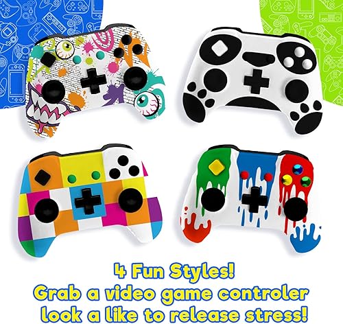 Miniatura 6 de JA-RU Controlador de videojuegos Squishy Fidget Toy (2 controladores) Suave espuma de levantamiento lento Jumbo Squishies Controlador de juego
