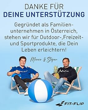 Fit-Flip Mikrofaser Handtuch - kompakte Microfaser Handtücher - ideal als Sporthandtuch, Reisehandtuch, Strandtuch - schnelltrocknend und leicht - Badetuch groß - Sport, Fitness, Sauna – Bild 7