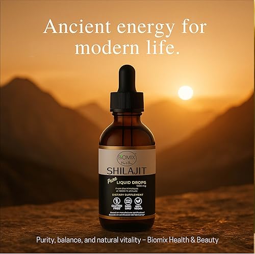 Miniatura 8 de Biomix Gotas naturales veganas Shilajit  60 porciones