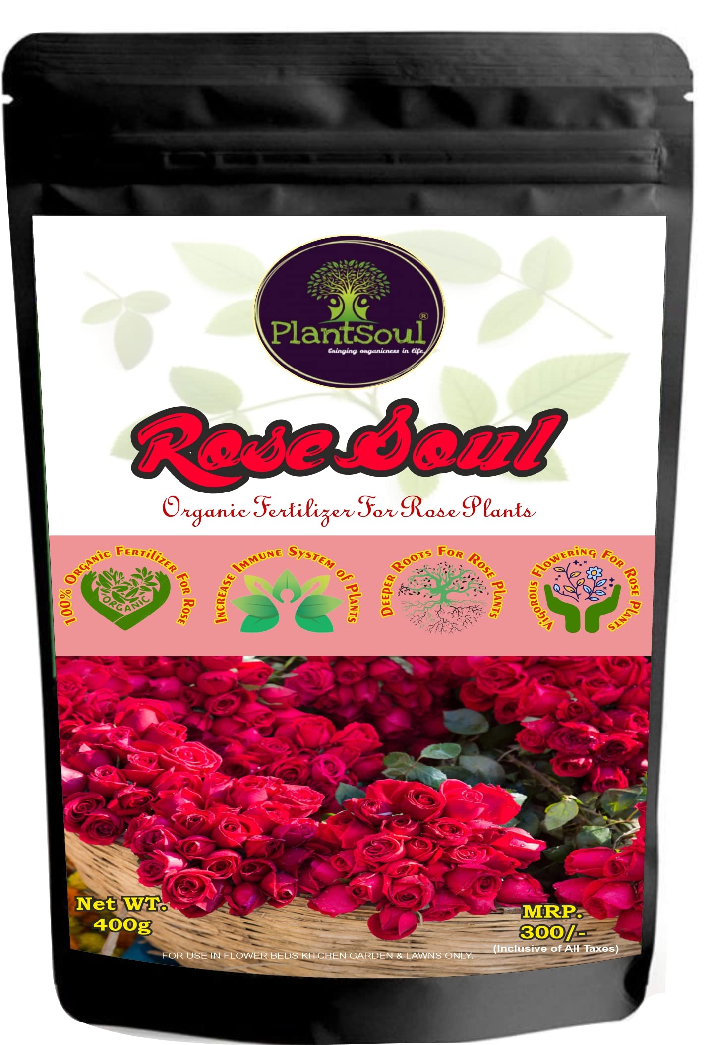 Plantsoul Rose Soul Organic Essential Fertilizer for Rose Plants (400 gm) (B0B7BQM5XC) Amazon Price History, Amazon Price Tracker