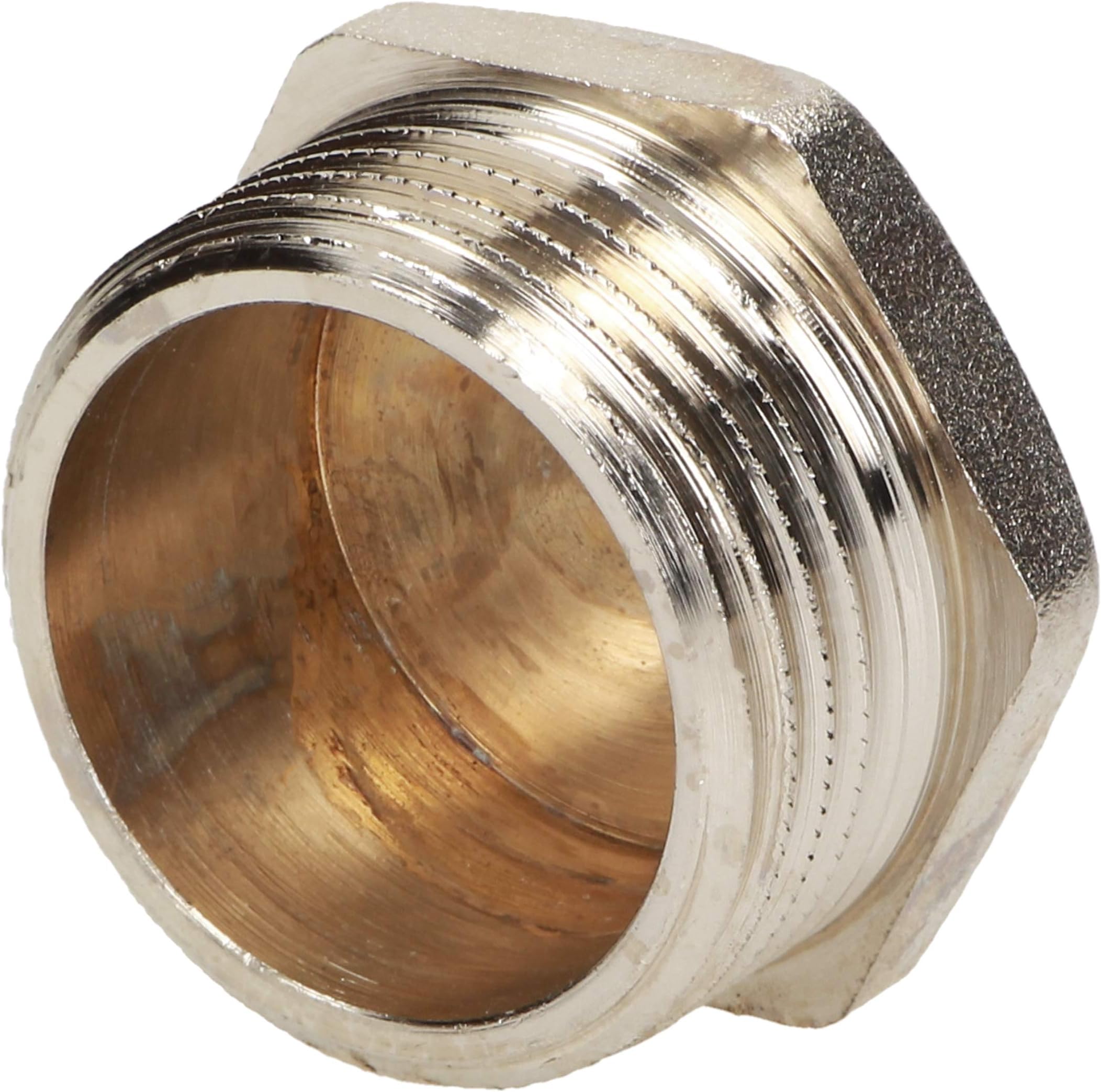 Messing Stopfen 4er Set - Für Wasserleitungen & Heizung