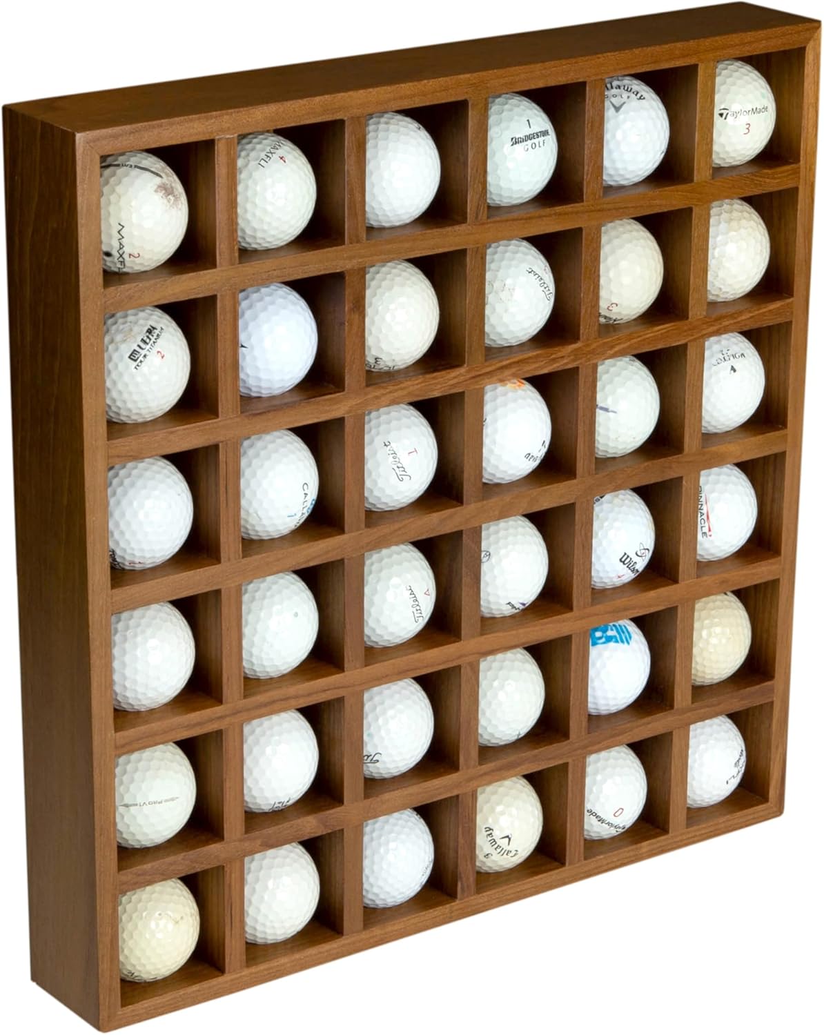 Whitecap 60455-TO Teak 36 Golf Ball Display Rack