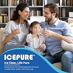 ICEPURE DA29-00020B Remplacement pour filtre à eau Samsung HAF-CIN/EXP HAF-CIN DA29-00020B-1 RF28HMEDBSR RF263BEAESR RS25J500DSR RF263TEAESG RWF0700A HDX FMS-2 DA97-08006A-1 RF4287HARS RF28HFEDBSR 3PACK