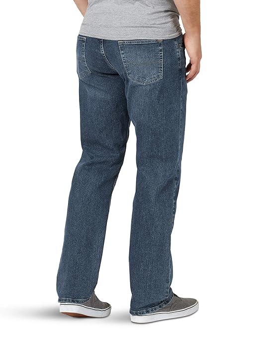 Wrangler men's straight fit jeans with flex Clearance