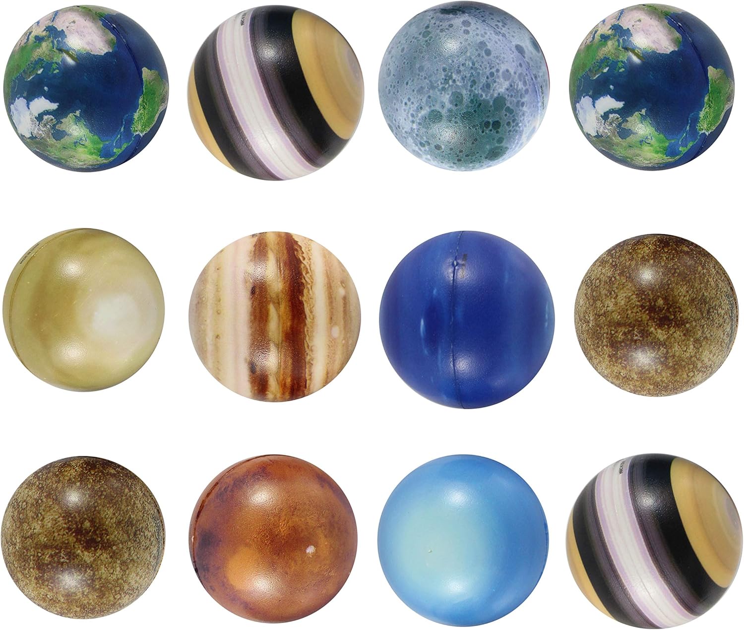 Curious Minds Busy Bags Universe Solar System Stress Ball Toy Set - Educational Learning Toy - Outer Space Planets - Learning Toy Figurines. Nomenclature Science Work
