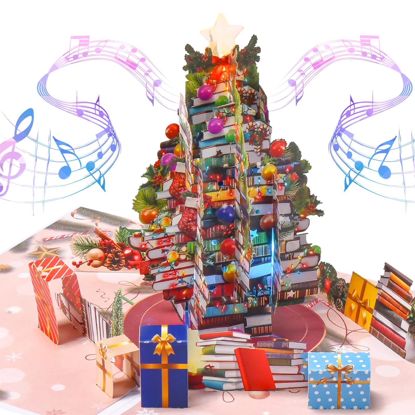 韓国LP 유상봉 Tempest Merry Christmas He6 申重鉉 Amazon.com: TIKLANA Pop Up Musical Christmas Card with Lights