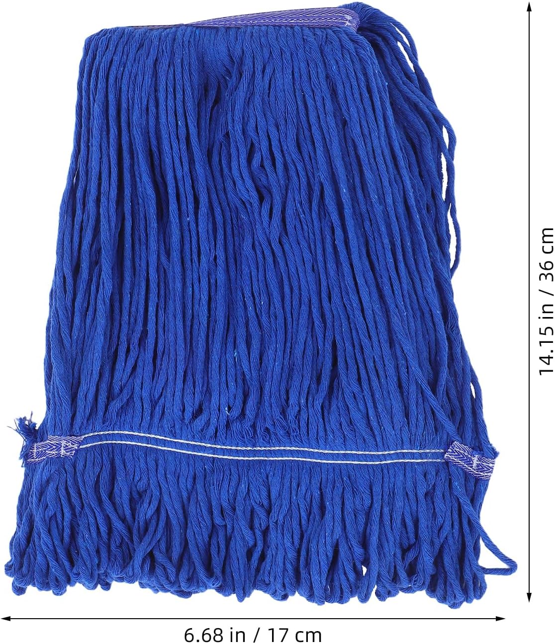 Didiseaon 3pcs Commercial String Mop Head - String Cotton Mop Refill Replacement Heavy Duty Wet Washable Cleaning Mopping Head - for Commercial Home Cleaning