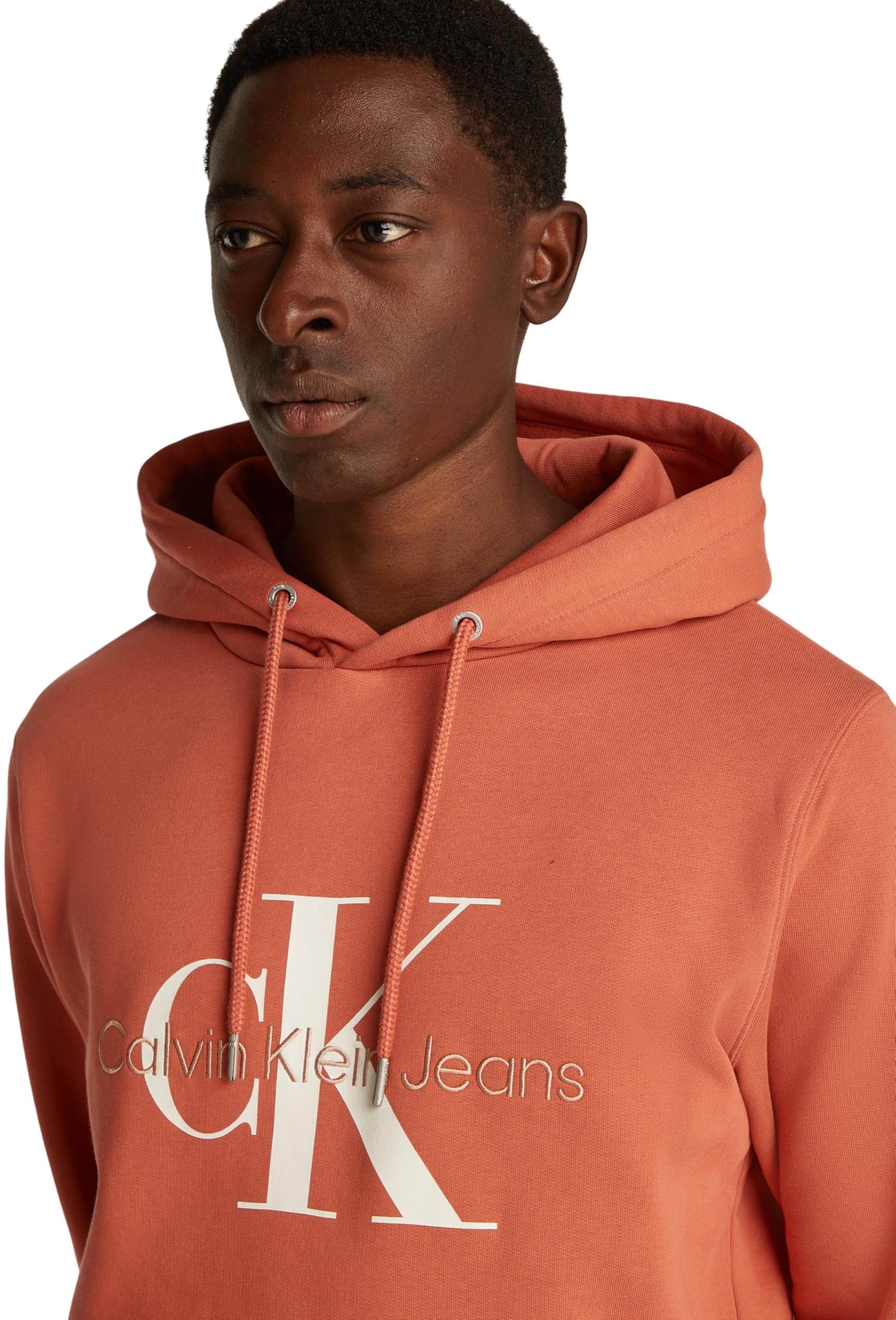 Calvin Klein Jeans Seasonal Monologo Regular Hoodie Felpa con Cappuccio Uomo