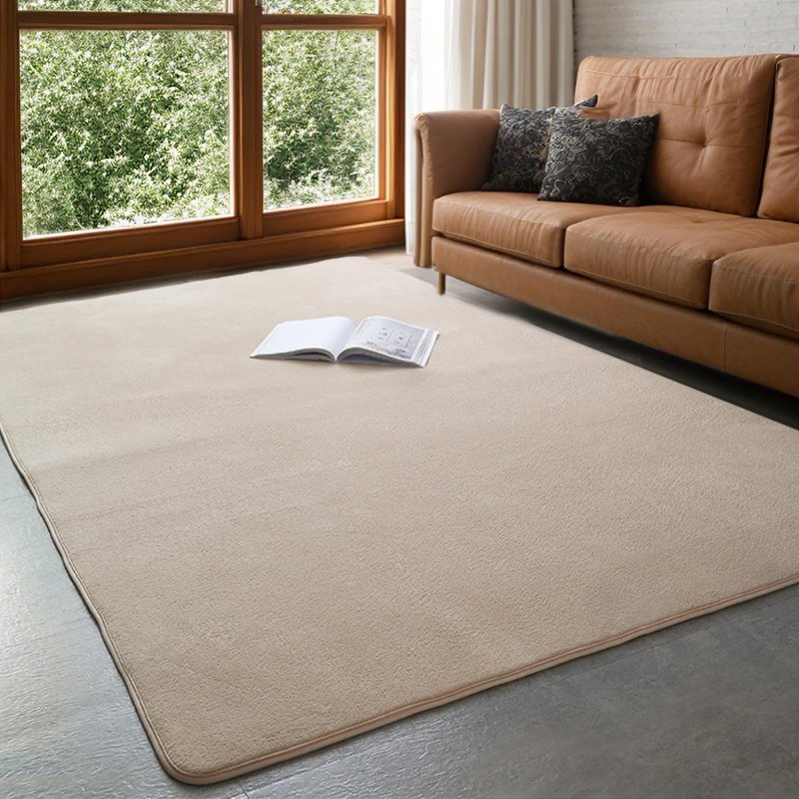 Tapis en velours corail anti-sol froid pour réchauffer votre chambre