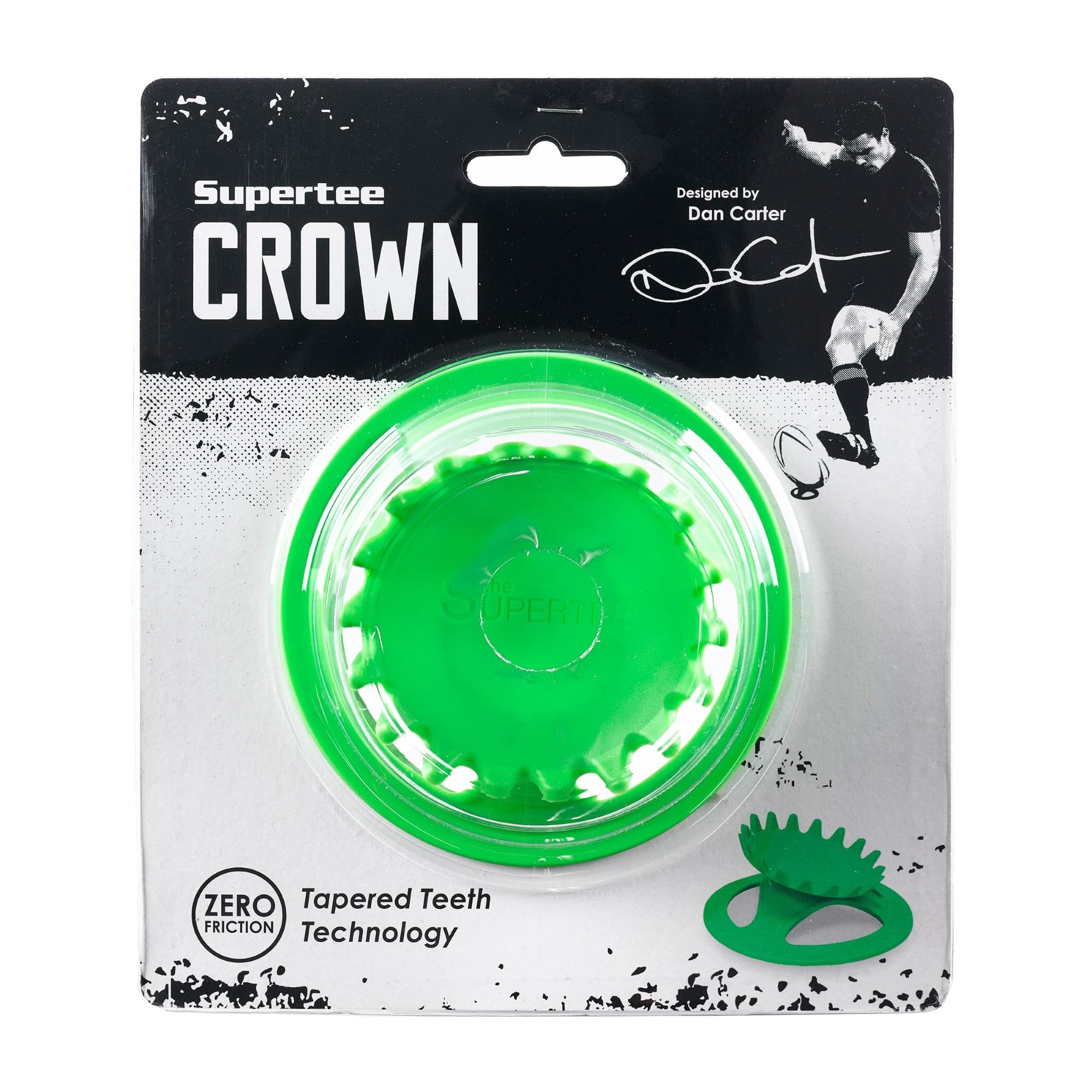 Boffo Unisexe Couronne Rugby Tee, Vert