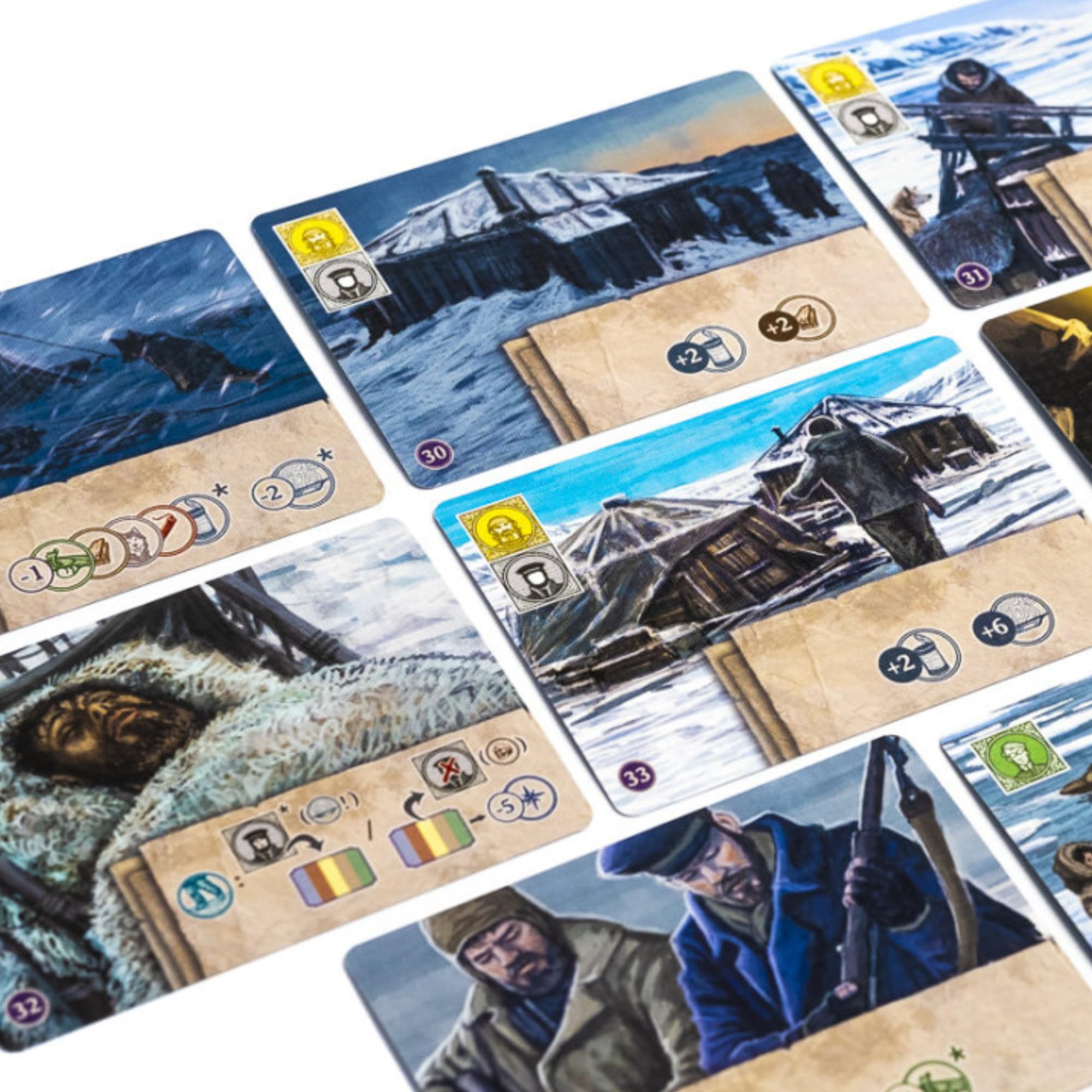 2Tomatoes Games | Through Ice and Snow Myths & Legends | Eksploracja Gra Planszowa | Strategia i przygoda | 1-4 graczy | Hiszpański, Niemiecki, Angielski i Francuski | Historyczny, Miejsca, Morski