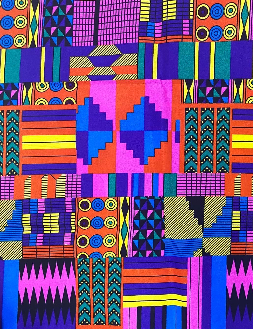 African Head Wrap Extra Long 72”x22”Wax Print Head Scarf Tie for Women - Image 2