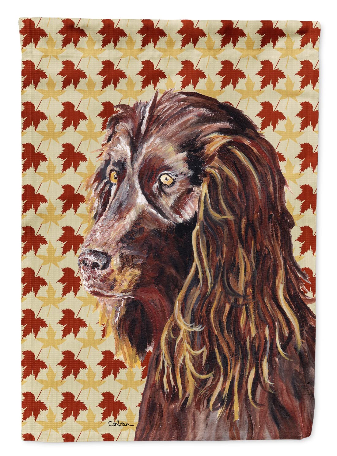 Drapeau Boykin Spaniel automne grand format résistant aux intempéries
