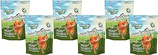 Emerald Pet 6 Pack of Catnip Feline Dental Treats, 3 Ounces Each, Grain-Free Cat Treats Made in The USA
