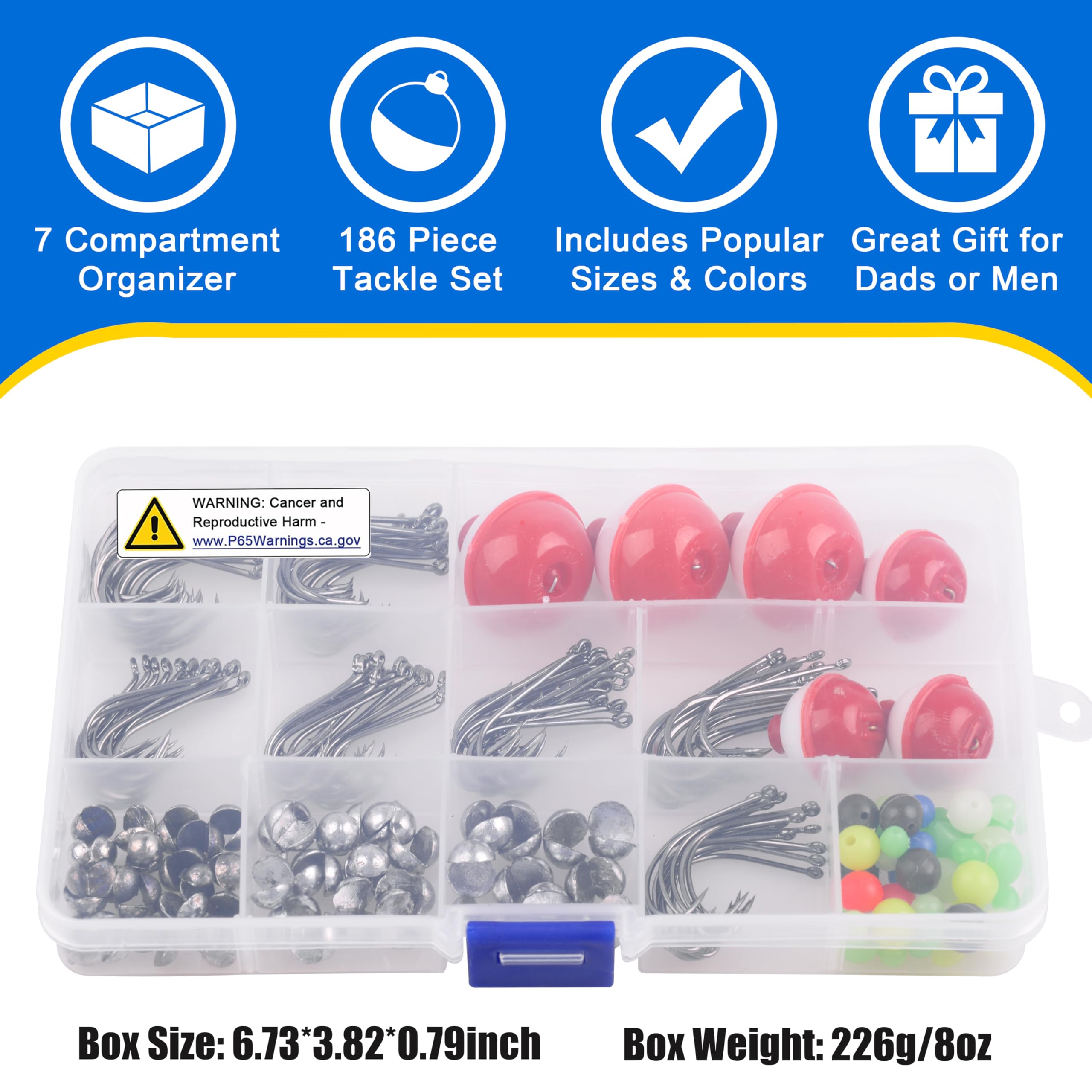 best hooks to have in a tackle box Fishing Bobbers Kit, 186pcs Basic Fishing Tackle Set Included Fishing Bobbers Circle Octopus Hooks Sinker Weights Beginners Fishing Starter Kit for Trout Catfish Panfish : Sports & Outdoors Shimano Tiagra A 2 color-gp3 Trusted by generations of Size:S/M