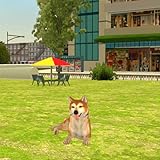 Simulador de perro travieso y caótico: juego de aventuras en ciudad de mundo abierto.