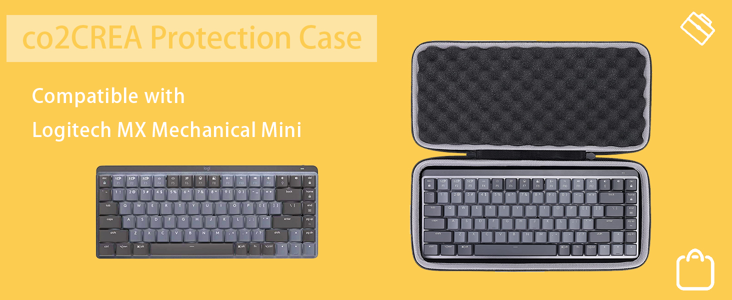 Amazon.com: co2CREA Hard Case for Logitech MX Mechanical Mini