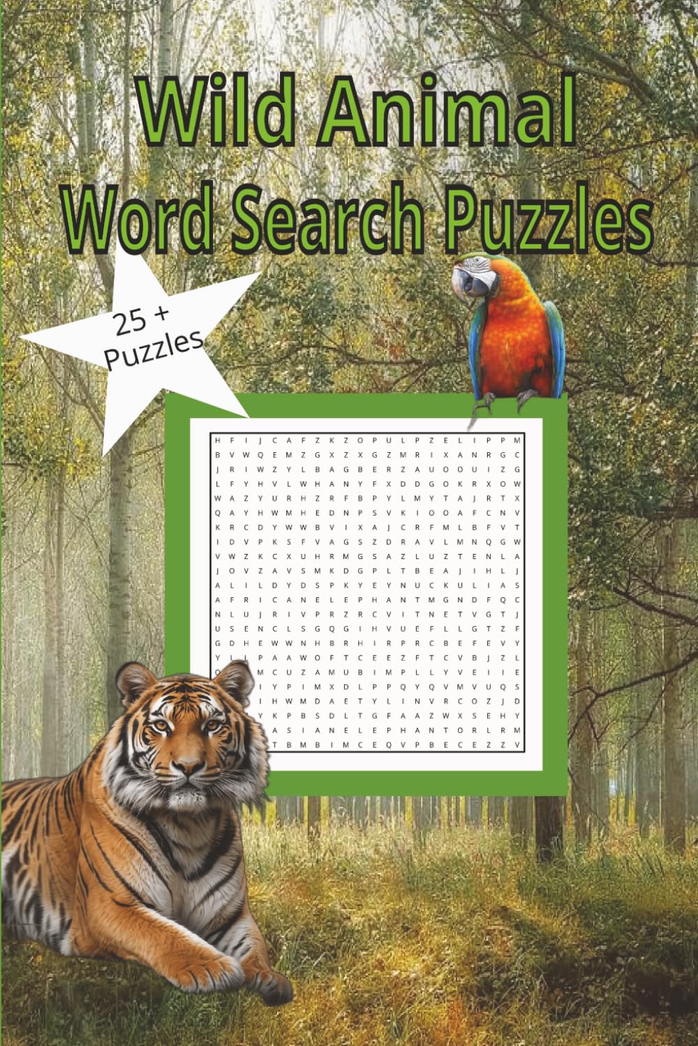 Wild Animal Word Search: Hours of Relaxing Fun