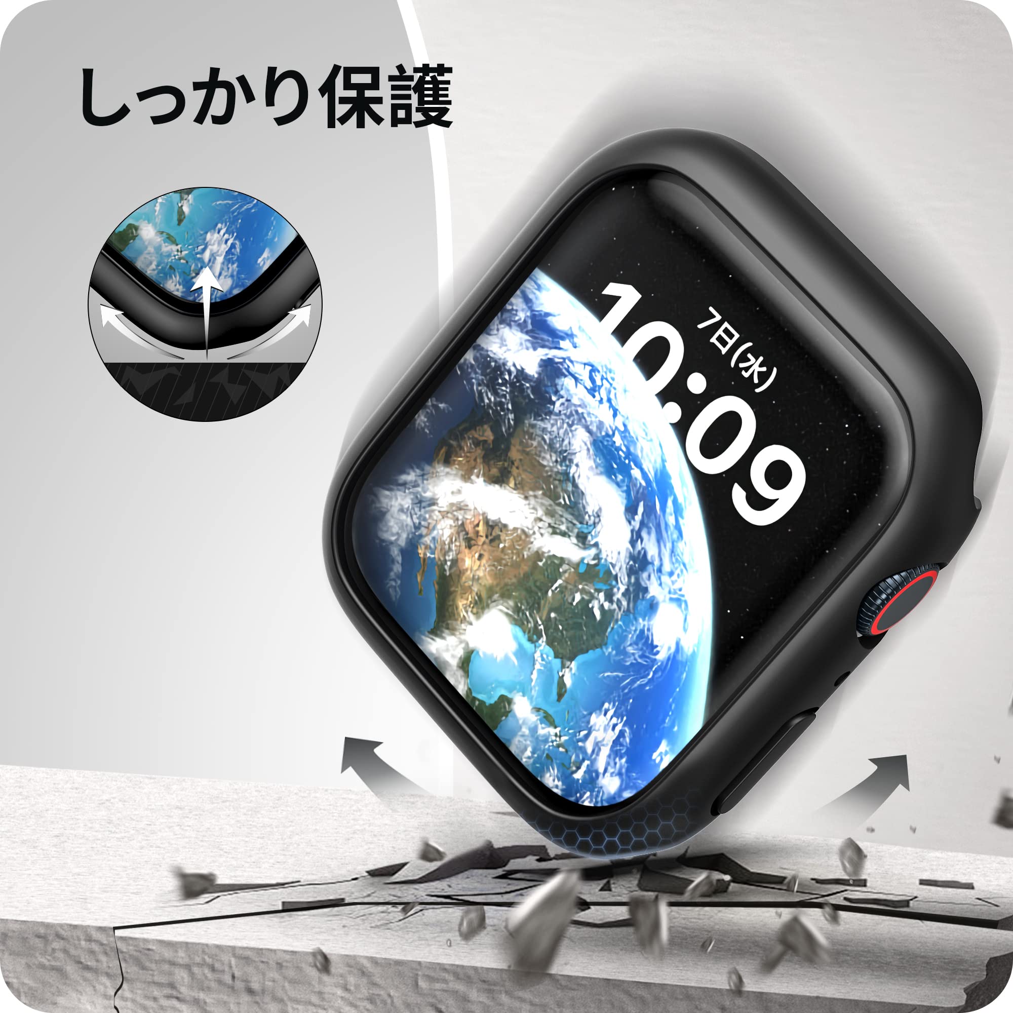 Apple Watch - Apple Watch7 45mm+おまけ９点 Apple Apple Watch Series 7 GPS+Cellularモデル 45mm MKJT3J/A