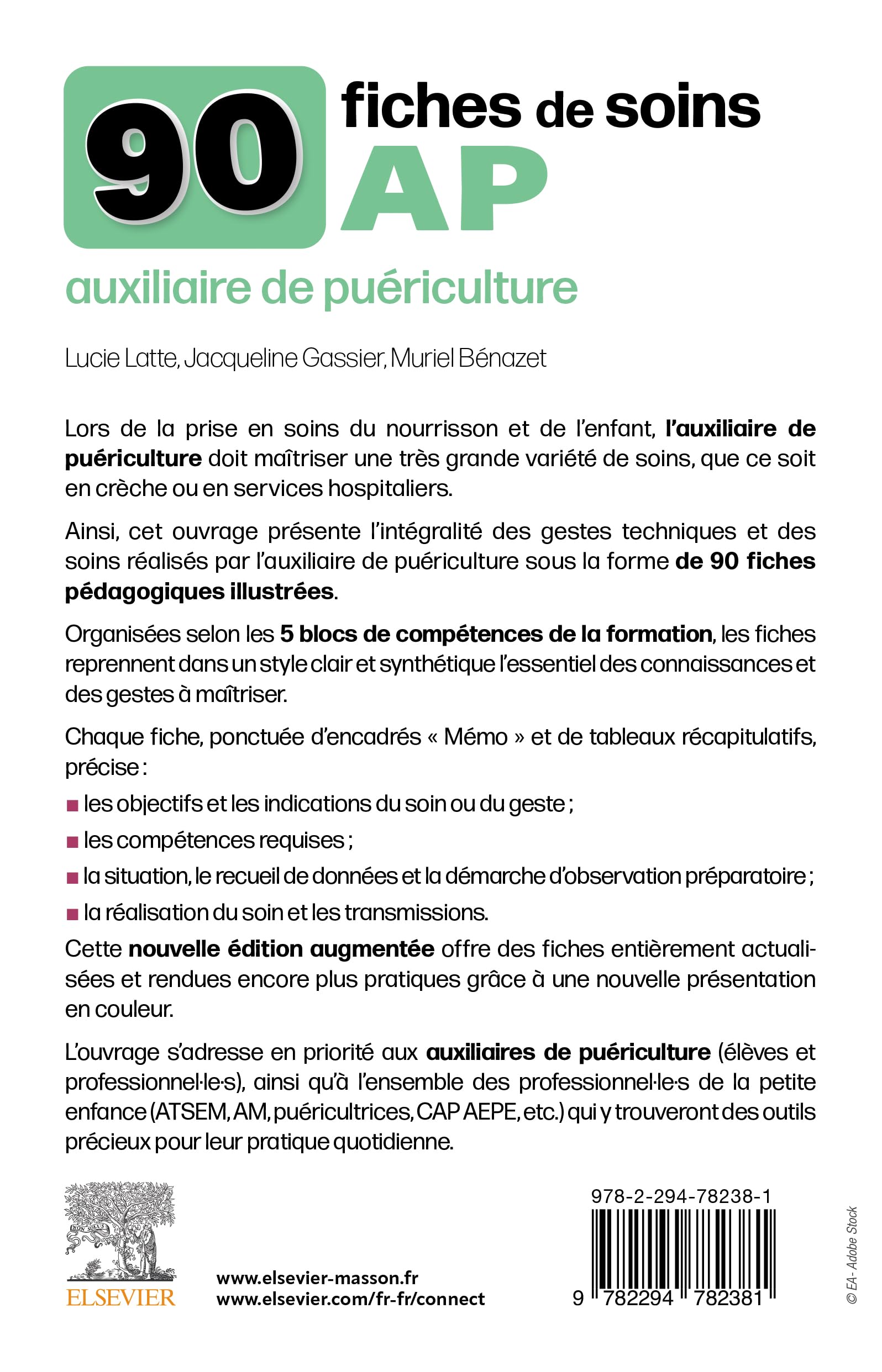 90 fiches de soins AP auxiliaire de puériculture: Prise en charge de l'enfant en maternité, crèche et PMI