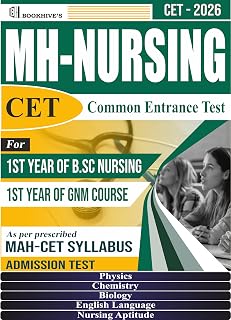 MH Nursing CET 2026-2027 (Set of 5 Books) Maharashtra Common Entrance Test for Nursing|| B.sc Nursing & GNM Courses Price In India