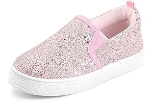 Slip-On Canvas Kids Glitter Sneakers