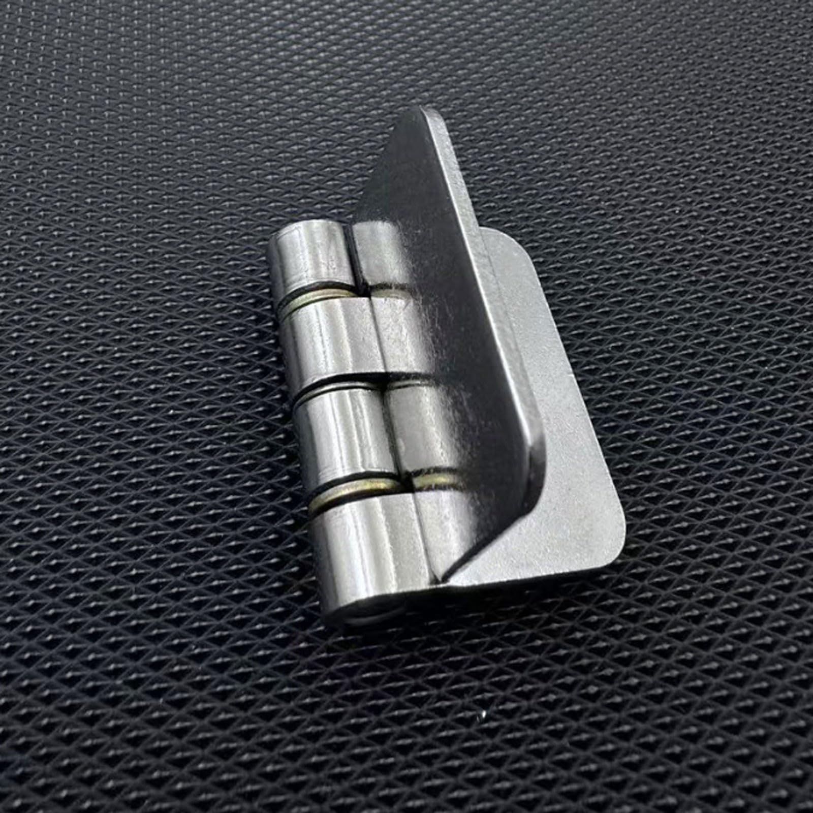 Bisagra sin costura de acero inoxidable 304 engrosada for caja gabinete eléctrico, hardware equipo industrial, 6 piezas(40 * 60 * 2mm)