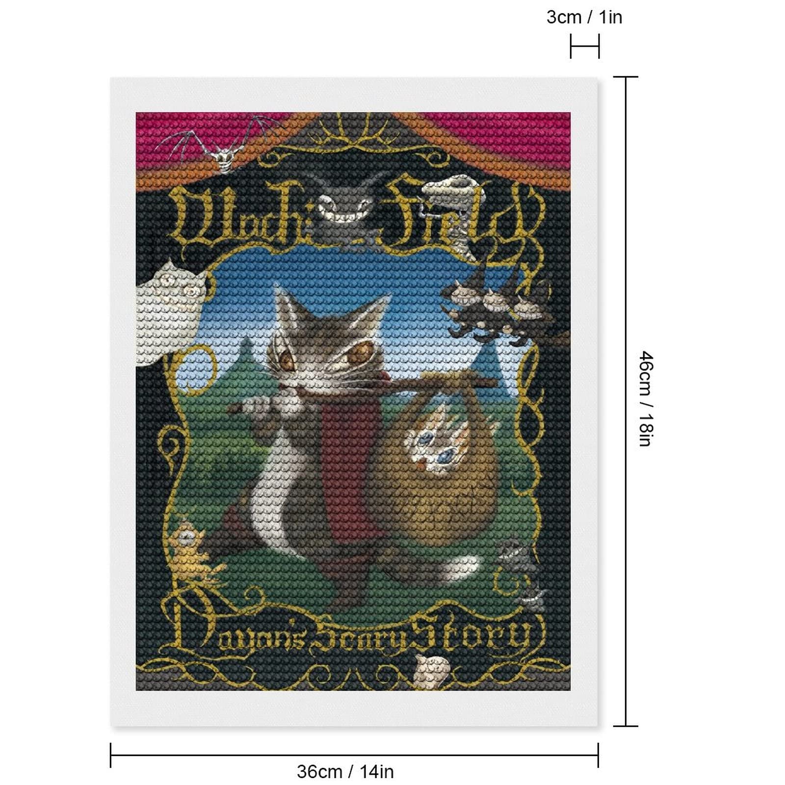 Amazon | 猫のダヤンは ダイヤモンドの絵画 ダイヤモンドアート5D