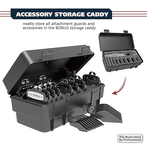Miniatura 7 de Wahl USA Pro - Cortadora de pelo con cable de alto par ultra silencioso para un funcionamiento ultra silencioso y temperaturas de funcionamiento más
