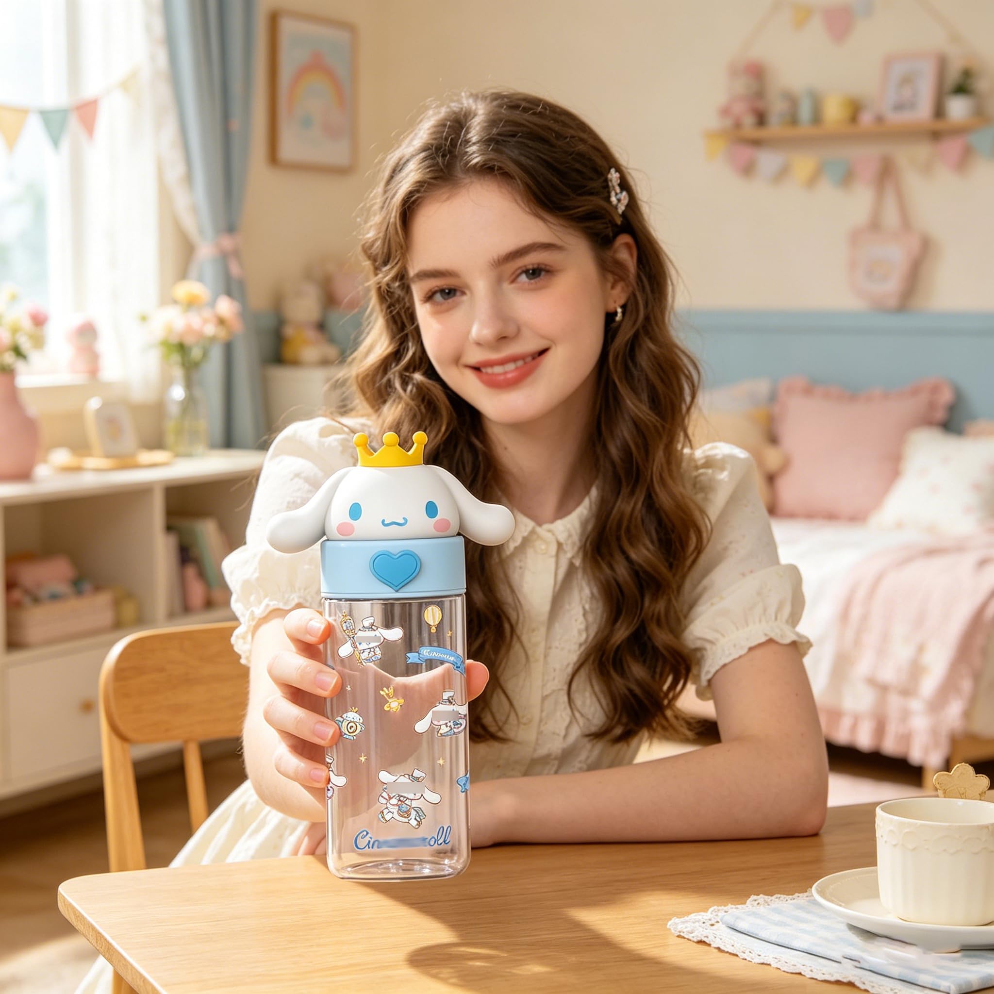 Amazon.com: Roffatide Cartoon Cinnamoroll Plastic Cup Portable