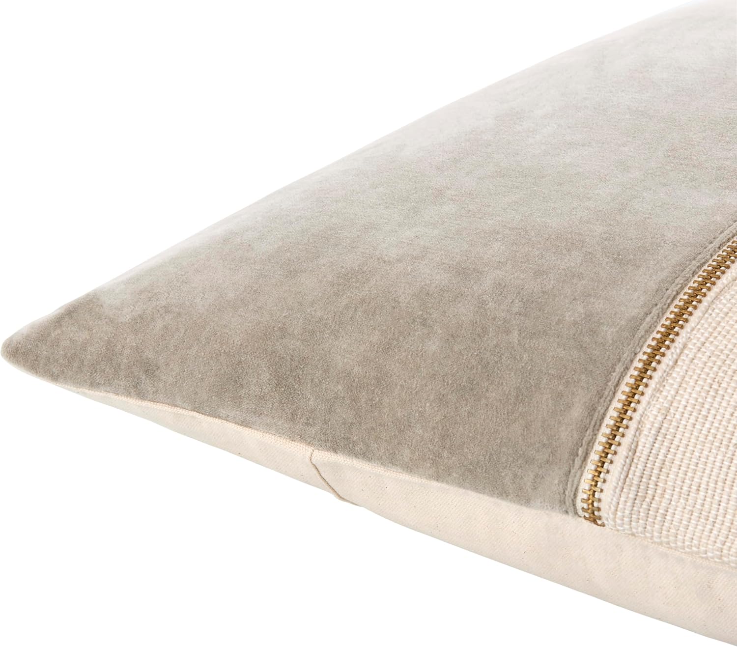 Livabliss x Galey Alix San Marco Modern Throw Pillow, 20" L x 20" W, Olive/Beige