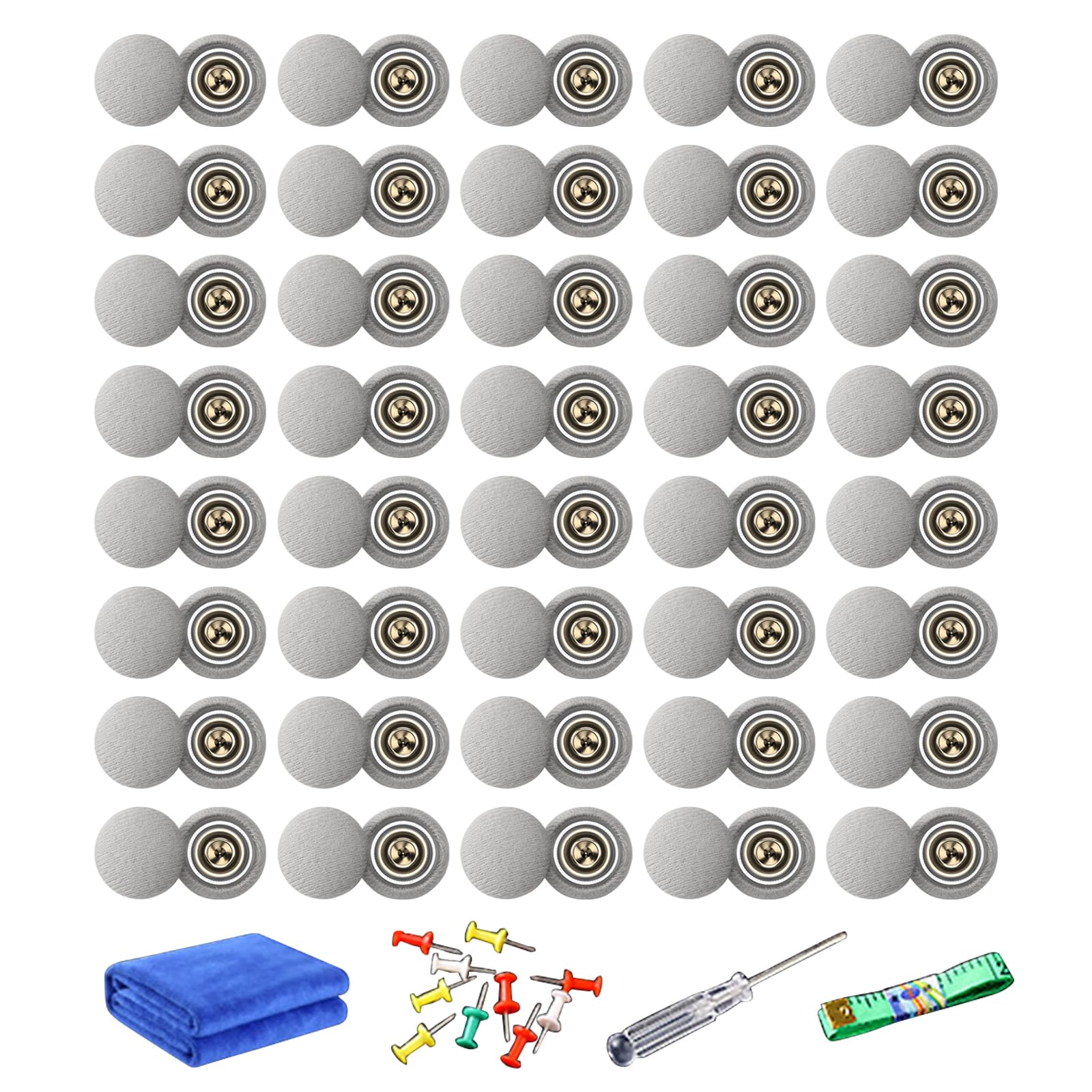 YROHGKPN 40Pcs Car Roof Cloth Fasteners Auto Interior Repair Clips Metal