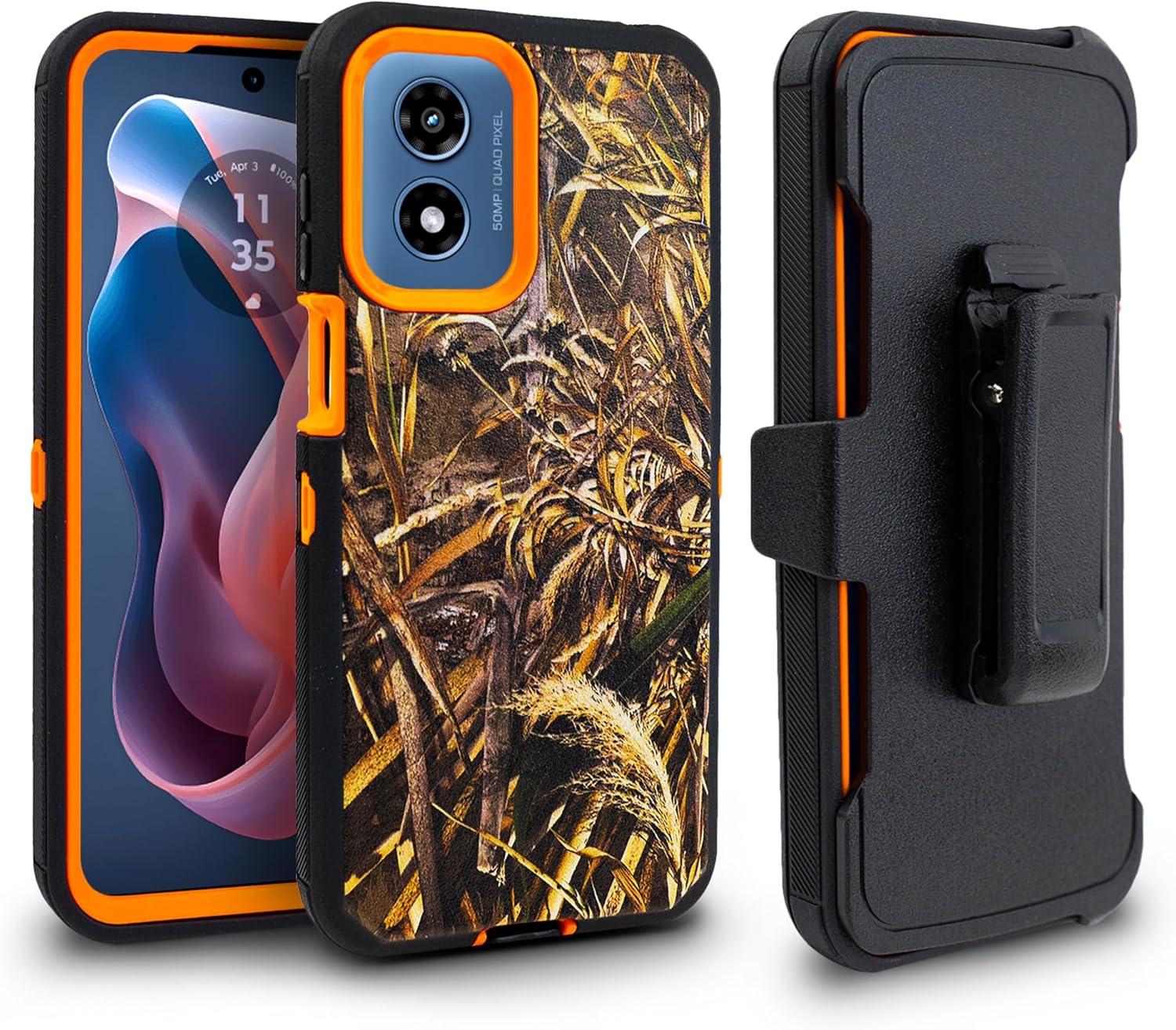 No.46 六角形リングケース＆ブルー系スマホスタンド✨固まるハーバリウム