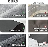 Vista 5 de Bathroom Mat Quick Dry, Bathroom Rugs Non Slip Washable Thin Absorbent Bath Mat Fits Under Door Bathroom Floor Mat Perfect for Bath, Shower, or Sink