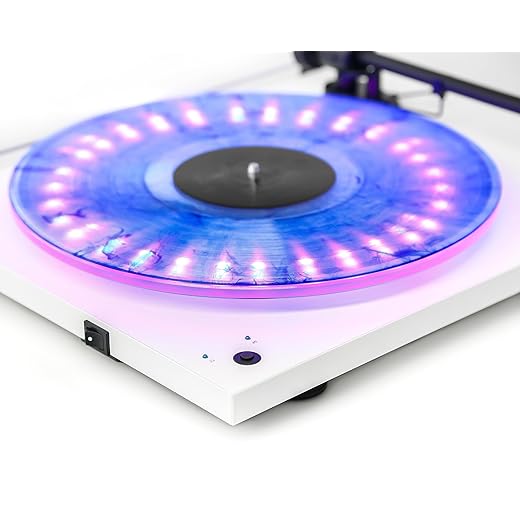 LED Turntable Kit by Vinyl Supply Co. - Turntable Light LED Add-on Kit for Audio & Video Turntables - Compatible with Most Turntables for Vinyl Records - Remote Control Included