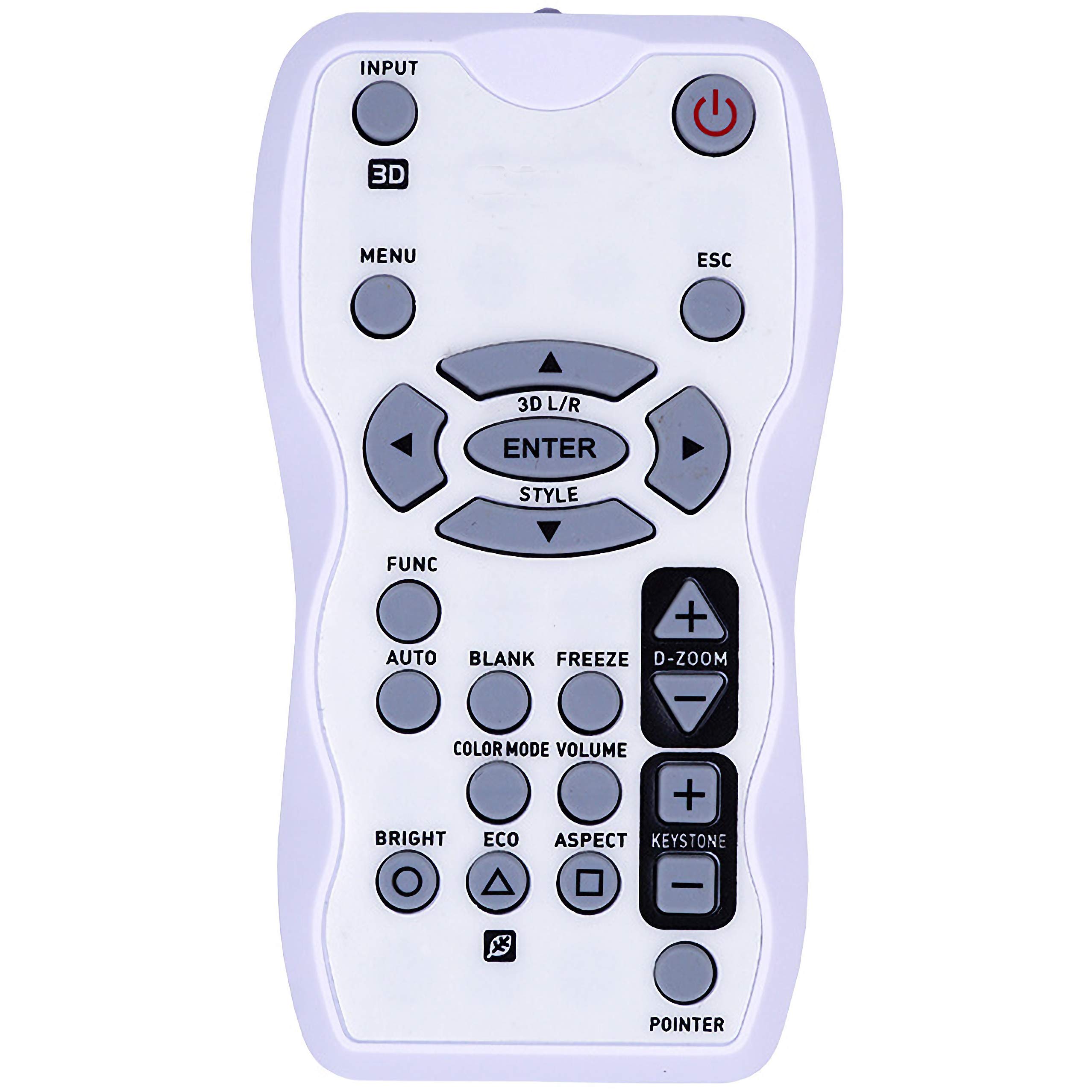 LeankleLeankle Remote Controller YT-120 for Casio Projectors XJ-H1600, XJ-H1650, XJ-H1700, XJ-H1750, XJ-H2600, XJ-H2650, XJ-M140, XJ-M145, XJ-M150, XJ-M155, XJ-M240, XJ-M245, XJ-M250, XJ-M255, XJ-ST145 ST155