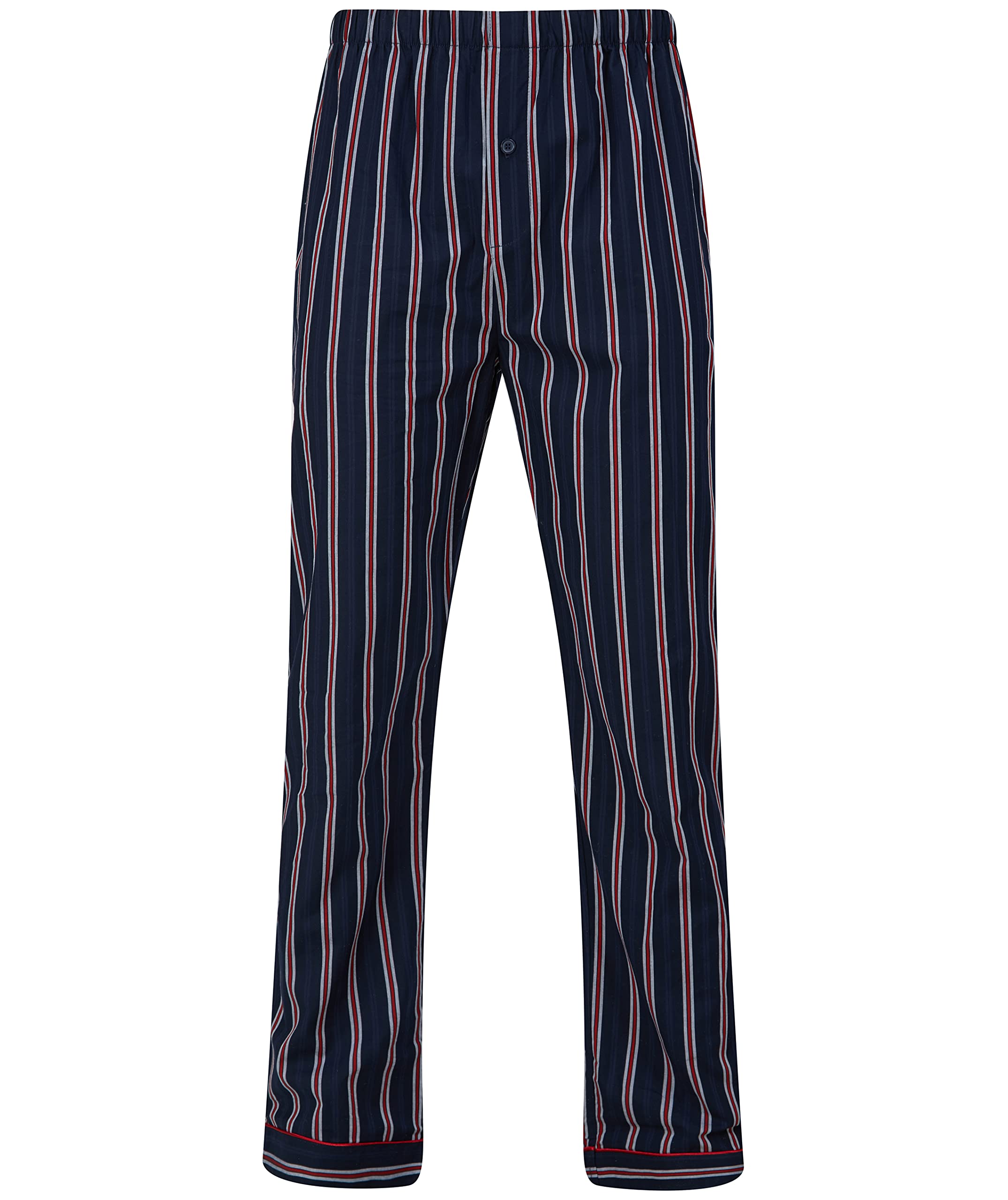 Herren Pyjama aus gewebtem Streifen mit 100% Baumwolle