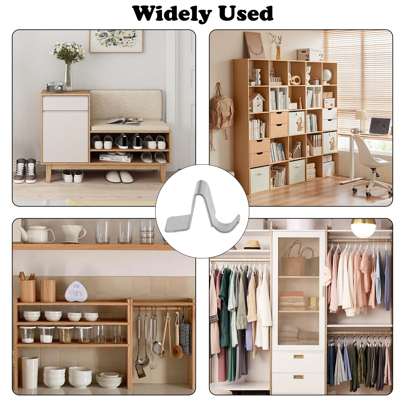 Heavy Duty Shelf Clips - 20 Pack -6