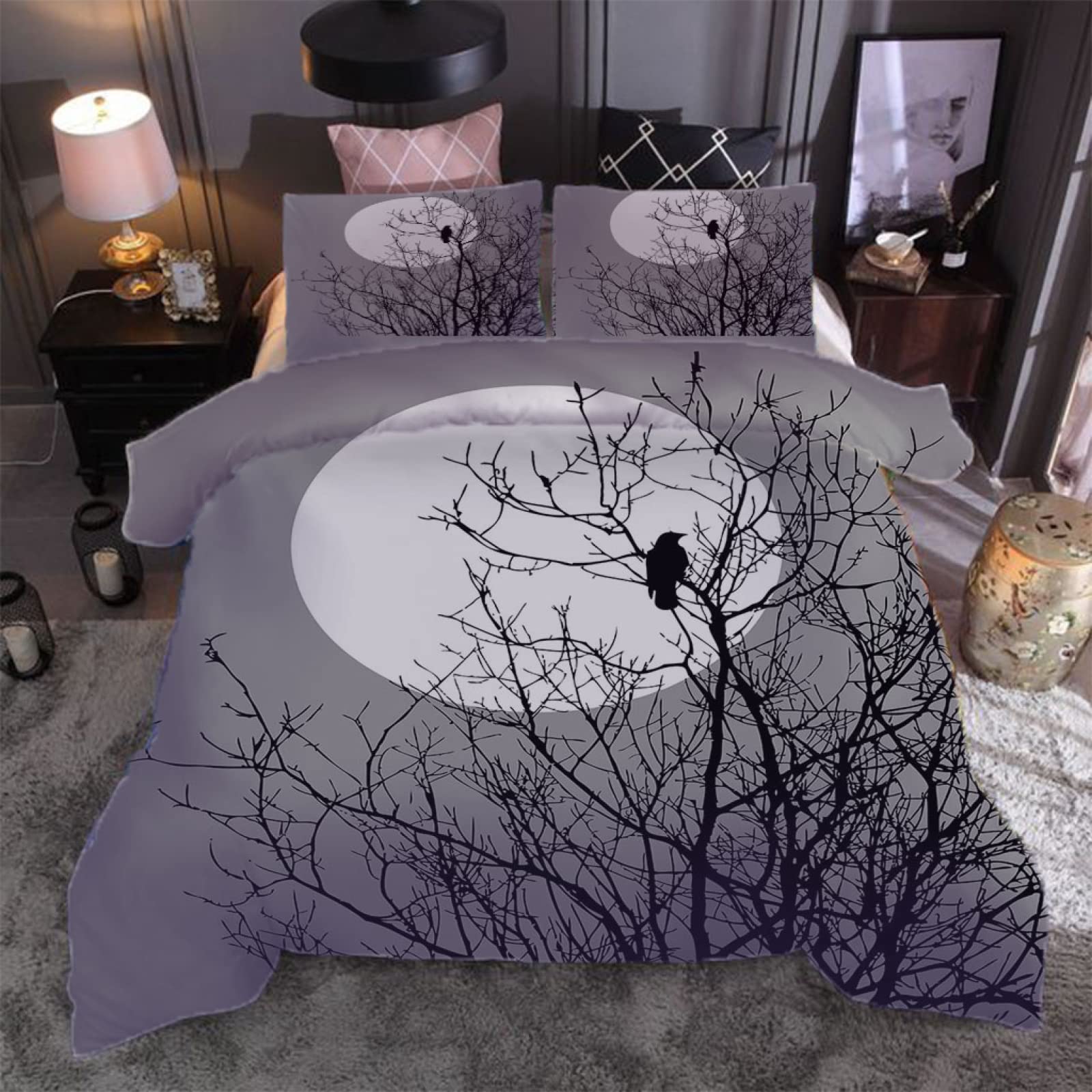 Housse De Couette Réversible 160x200 Cm Dessin Animé Dessin Au Trait