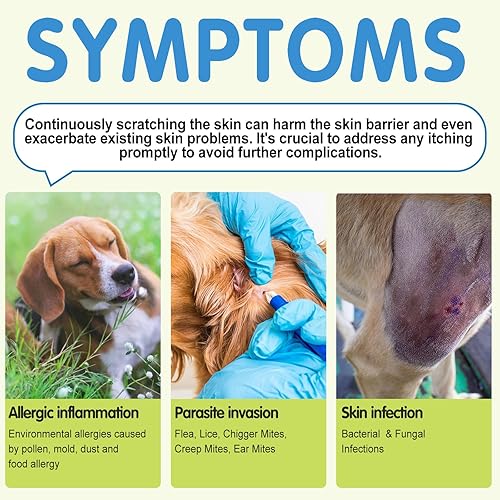 Miniatura 2 de Masticables para aliviar la alergia para perros (120 unidades), masticables para la alergia del perro, alivio de la picazón para perros, aceite de