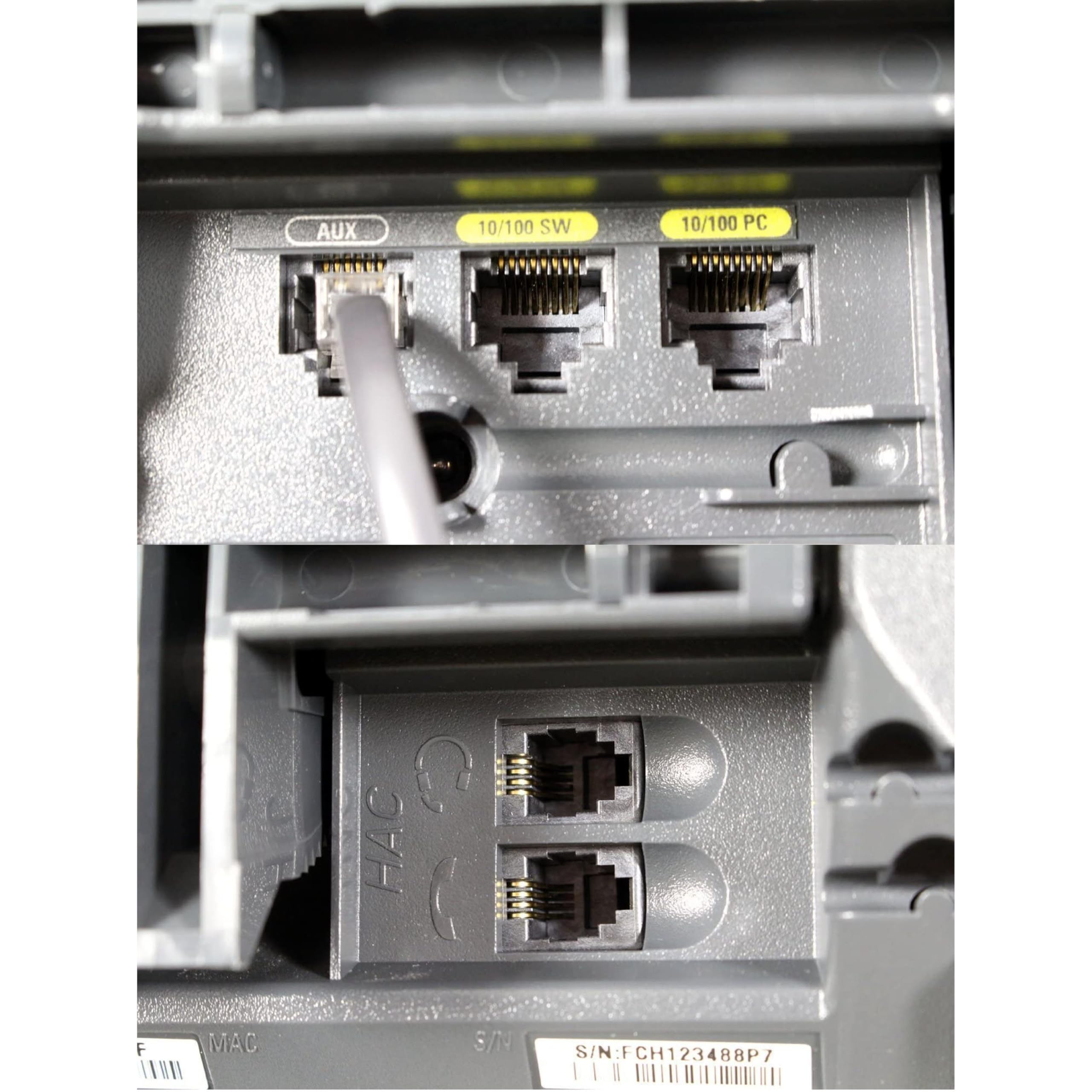 SIMPLETEK - Telefono VoIP aziendale con alimentazione PoE, base e cornetta inclusa, LCD scala di grigi, senza alimentatore esterno (Ricondizionato)