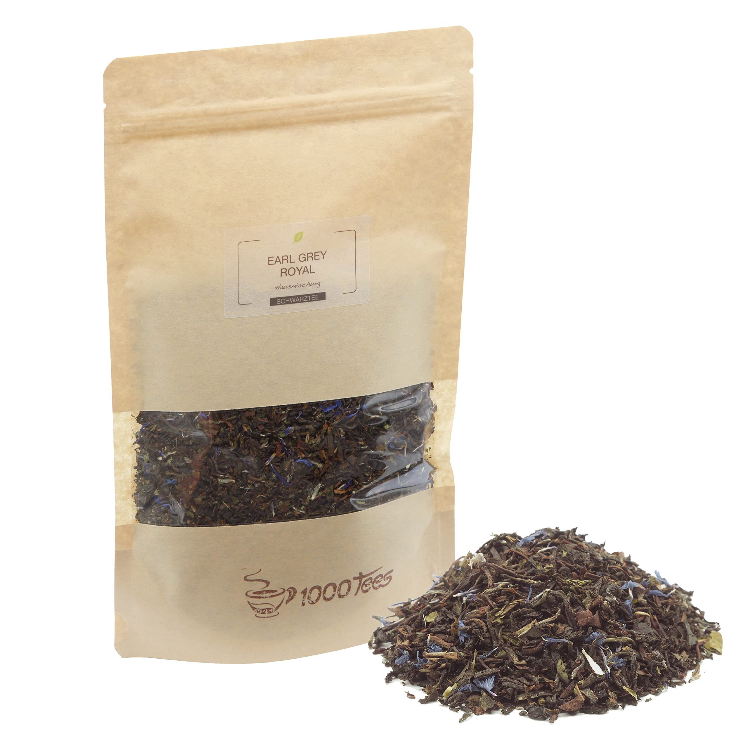 Schwarztee Earl Grey-Royal aus Darjeeling mit Bergamotte-Geschmack, zitrus-fruchtig, bergamottig, frisch abgefüllt