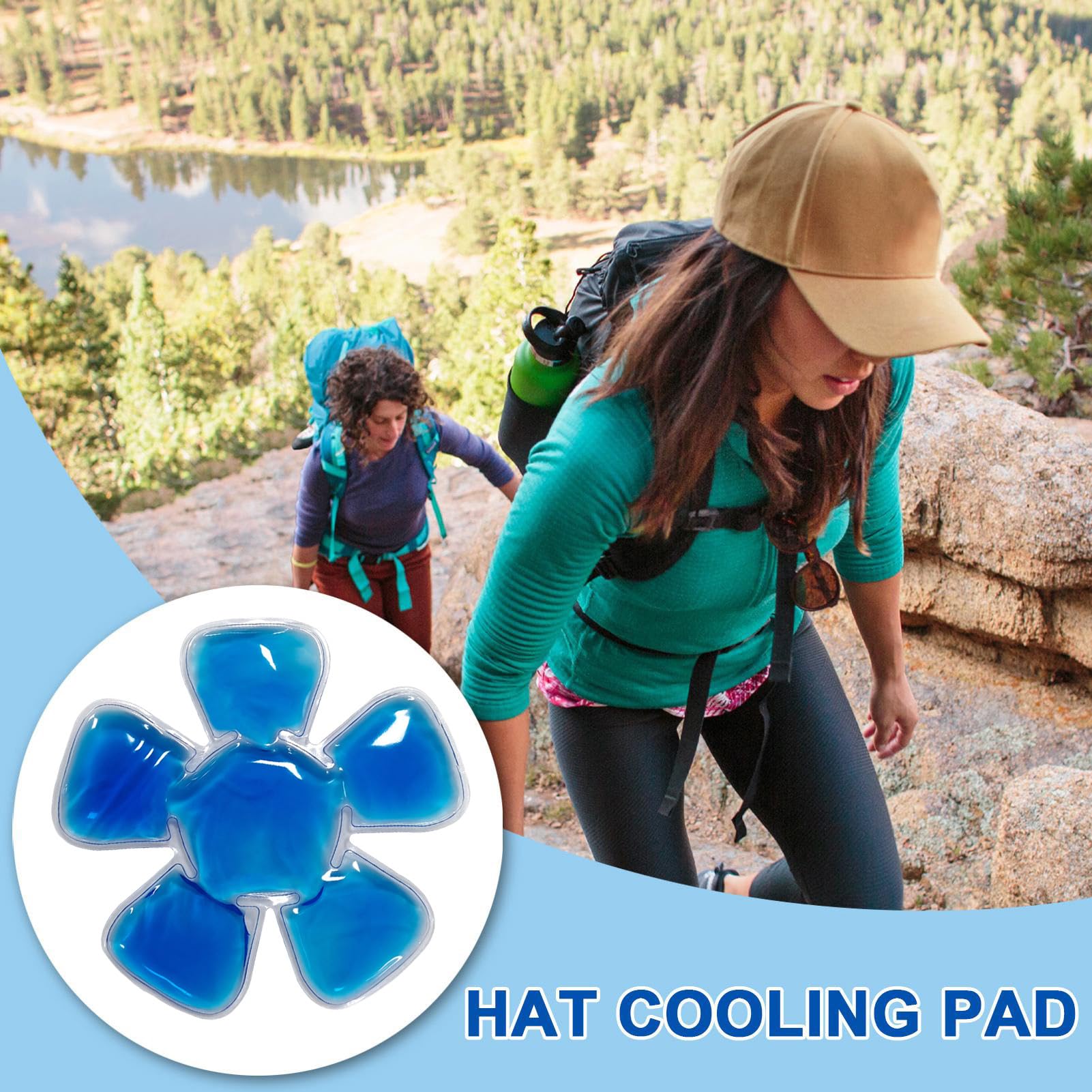 Helm Kühlpack Kühlung Kalt Wiederverwendbar Erholung | Kühlbeutel Hüllen für Hüte Für Männer Frauen Und Kinder Verletzungen Sommer Sport Reisen Wandern Radfahren Erholung