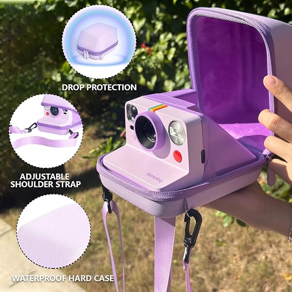 CAIYOULE Camera Case for Polaroid Now+/Now/Flip/OneStep Instant Camera